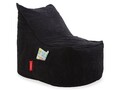 Sitzsack CUBA LARGE BH 110x65 cm schwarz Bodenkissen Sitzkissen