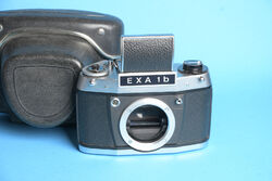 Exakta Ihagee Exa 1b 35mm Spiegelreflexkamera SLR mit Lichtschacht Gehäuse M42
