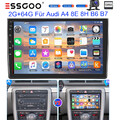 9" Carplay Android 13.0 GPS Navi Autoradio für Audi A4 S4 RS4 8E 8H B6 B7 Kamera