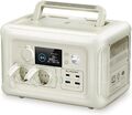 Tragbare Powerstation 600W 299Wh LiFePO4 Akku mit USV für Camping & Notfall