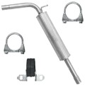 Mitteltopf Auspuff für Seat Cordoba 2 Ibiza 3 III Skoda Fabia 1 VW Polo 4 9N 1.2