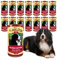 14 x 1250g Hundefutter Classic Dog Rind Nassfutter Stücke mit Rind XL Dosen