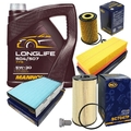 SCT Germany Inspektionspaket MANNOL Longlife 5W-30 5L für VW Audi Skoda Touran