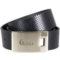 LINDENMANN GOLF Ledergürtel Herren/Gürtel Herren, Vollrind-Ledergürtel mit Koppe
