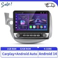 Android 14 CARPLAY Autoradio Für Honda FIT JAZZ 07-14 GPS Navi WIFI BT DAB+ 32G