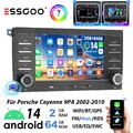 7" Für Porsche Cayenne 9PA 2002-2010 Autoradio GPS Navi FM DAB 64G Android14 USB