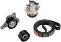 GATES Wasserpumpe + Keilrippenriemensatz Micro-V® KP17PK1973 für NISSAN X83 OPEL