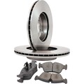 TRW Set Bremsscheiben vorne belüftet + Bremsbeläge für Honda Accord VI Coupe