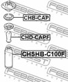 Rollenlager Stoßdämpfer Vorderachse CHB-CAP FEBEST für OPEL CHEVROLET