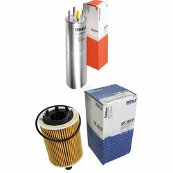 MAHLE / KNECHT Set Filterpaket Kraftstofffilter KL 229/4 Ölfilter OX 188D