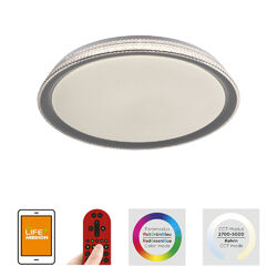 LED Deckenlampe smarthome Tuya dimmbar Fernbedienung RGB CCT Licht-Programme