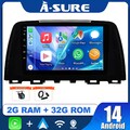 Android 14 CarPlay Autoradio Für Mazda 6 GJ GL 2013-2015 GPS Navi 2+32G RDS DAB+