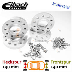 Eibach Spurplatten VA & HA 40mm für Jeep Renegade SUV B1 BU BV :: 14 >> 24