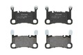 BREMBO Bremsbelagsatz, Scheibenbremse Hinterachse für PORSCHE