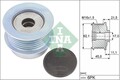 SCHAEFFLER INA GENERATORFREILAUF LICHTMASCHINE passend für VOLVO S60 S80 S90