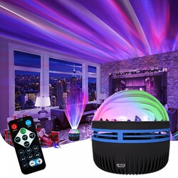 LED Polarlicht Sternenhimmel Lampe Projektor Galaxy Nachtlicht Schlaflicht