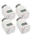 4 Stück Elektronischer Thermostat Heizkörperthermostat spart bis 30% Heizkosten
