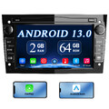 Klavier schwarz Android 13 Carplay Autoradio GPS 64G Für Opel Astra H Corsa C/D