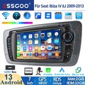 DAB+ 32G Android 14 Carplay Autoradio Navi RDS WIFI Für Seat Ibiza IV 6J 2009-13