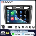 4+64G Autoradio Für Ford Fiesta MK5 2002-2008 9" Android 14 DAB+ CarPlay GPS Nav
