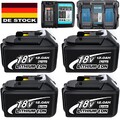 2X Original 18V 9Ah 12Ah Akku Für Makita BL1850 BL1830 LXT BL1860 Led /Ladegerät