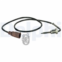 Delphi Abgastemperatursensor für Audi Seat Skoda VW