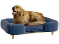 Hundebett D04-261V00DB, Sofa für Haustiere, blau - B