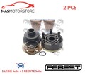 GELENK ANTRIEBSWELLE PAAR TRANSMISSION END FEBEST 2311-B6 2PCS V NEU