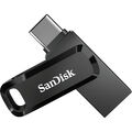 SanDisk Ultra Dual Drive Go 64 GB, USB-Stick, schwarz