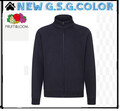 Sweatshirt Herren Sweatshirt mit Reißverschluss Ganze Premium Fruit of the Loom
