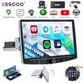 DAB+ 10.1" Android 14 Autoradio 8-Kern 128G Navi RDS 360° Drehbar Bildschirm KAM