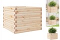 Pflanzkübel Blumenkübel Pflanzcontainer Pflanzgefäße 60x60x45,5 Cm Massivholz Ki