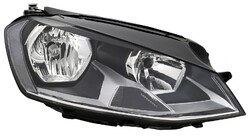 Scheinwerfer rechts für VW Golf 7 2012-2017 H7 H15 Halogen mit elektrischer LWR