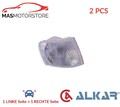 BLINKER BLINKLICHT BLINKLEUCHTE ALKAR 2102397 2PCS P FÜR FORD ESCORT VI