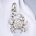 Anhänger Sternzeichen Krebs 925 Silber mit Zirkonia Sternzeichenanhänger