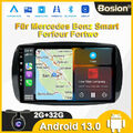 Autoradio Android 13 GPS Navi Für Mercedes Benz Smart Forfour Fortwo 453 CarPlay