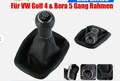 5 Gang Schaltsack mit Schaltknauf für VW Golf 4 &Bora Rahmen 23mm Schalthebel DE