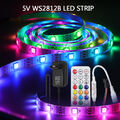 LED Band Streifen RGB Stripe Licht-Leiste 5V WS2812B Lichtband IC Adressierbare