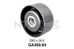 SNR GA359.83 Spannrolle, Keilrippenriemen für CITROËN  passend für FIAT