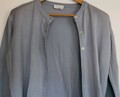 Jacke, Strick, Peter Hahn, Wolle, hellblau, Gr. 48, Brustweite 62cm 
