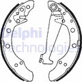 DELPHI LS1625 Bremsbackensatz Trommelbremse Hinten für VW POLO (9N) POLO (6N2)