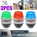 3PCS Aktivkohle Wasserhahn Wasserfilter Küche Armatur Filter Purifier für Bad