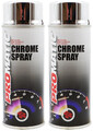 2x Promatic Chrome Profi Auto Spray Aerosol Lack Mehrzweck 400ml