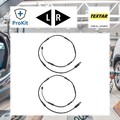 2x ORIGINAL® Textar Warnkontakt, Bremsbelagverschleiß Hinten für BMW 5