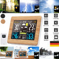 Funk Wetterstation Mit Außensensor Farbdisplay Thermometer Hygrometer Barometer