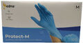100 Stück Nitril Einweg Handschuhe Blau Einweghandschuhe Hygiene Handschutz