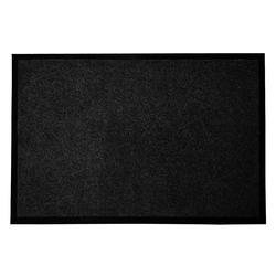 Schmutzfangmatte Türmatte Türvorleger MONOCHROM SCHWARZ Fußmatte Schmutzmatte