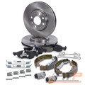 BREMSSCHEIBEN + BELÄGE VORNE + BACKEN + BREMSZYLINDER HINTEN FÜR OPEL CORSA E