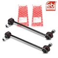 2X FEBI 09206 KOPPELSTANGE STABI STREBE VORNE FÜR OPEL CORSA C SAAB 9-5 04686606