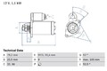 Starter Anlasser Bosch für BMW X6 X1 X3 X5 E91 E64 E63 2008 - 2013 0986021500